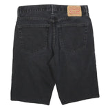 LEVI'S Mens Shorts Black Denim M W32 Classic Cotton Blend Summer Casual