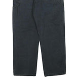 DICKIES Mens Black Regular Fit Straight Denim Jeans W36 L28 Workwear Durable