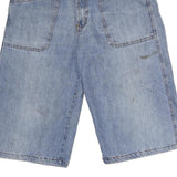 CREATOR Mens Denim Blue Cotton Shorts M W34 Casual Pocketed