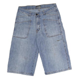 CREATOR Mens Denim Blue Cotton Shorts M W34 Casual Pocketed