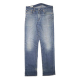 LEVI'S Mens Blue Regular Straight Denim Medium W31 L31 Casual Zip Jeans