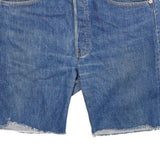 LEVI'S Mens Denim Blue Casual Cut-Off Shorts L W30 Classic Fit