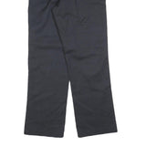 DICKIES Mens Regular Black Cotton Blend Trousers W31 L30 Zip Closure Classic Fit
