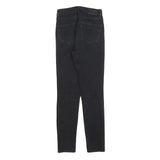 LEVI'S 721 BIG E Womens Jeans Black Slim Skinny Denim W25 L28 Zip Cotton Blend