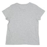 LEVI'S Mens Grey L Cotton Blend Short Sleeve Crew Neck Logo T-Shirt