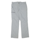 CRIVIT Womens Polyester Blend Light Grey Regular Fit Straight Leg Trousers W30