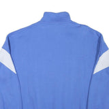 KELLY Womens Blue & White Zip Cotton Blend Casual Jacket S Sporty Track Style