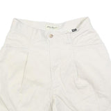 EDDIE BAUER Womens Cotton White Casual Shorts XS W26 Summer Style