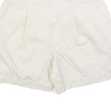 EDDIE BAUER Womens Cotton White Casual Shorts XS W26 Summer Style