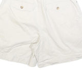 EDDIE BAUER Womens Cotton White Casual Shorts XS W26 Summer Style