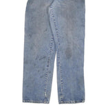 DICKIES Mens Jeans Blue Regular Straight Denim Medium W30 L30 Workwear Zip