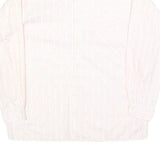 BIG STAR Mens White Shirt M Cotton Blend Casual Button-Up Pocket