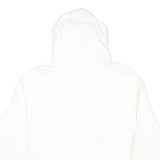 CHAMPION Mens White Pullover 2XL Cotton Blend Hoodie Drawstring Band Collar Long