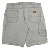 DICKIES Mens Shorts Grey Casual Cotton Workwear L W38 Durable Style