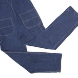 RED KAP Mens Blue Cotton Dungarees Regular Fit Denim L W36 L36 Workwear