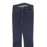 LEVI'S Womens Slim Dark Blue Denim Jeans Cotton Blend Zip W28 L32 Classic Fit