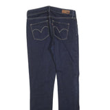 LEVI'S Womens Slim Dark Blue Denim Jeans Cotton Blend Zip W28 L32 Classic Fit