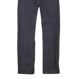 LEVI'S Mens Black Slim Jeans Denim W28 L29 Zip Cotton Blend Casual