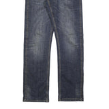 WRANGLER Mens Slim Slim Straight Denim Medium W34 L34 Classic Zip Jeans