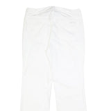 CALVIN KLEIN JEANS Womens Cotton White Regular Straight Trousers W31 L30 Classic