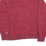 CHAMPION Mens Red XL Crew Neck Casual Vintage Style Cotton Blend Sweatshirt