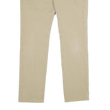 LEVI'S Mens Slim Fit Beige Cotton Blend Trousers W34 L34 Casual Zip Closure