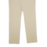 LEVI'S Mens Slim Fit Beige Cotton Blend Trousers W34 L34 Casual Zip Closure