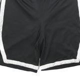 NIKE Mens Black & White Sports Casual Shorts L W34 Athletic Gymwear