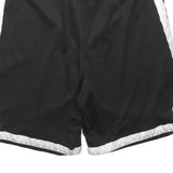 NIKE Mens Black & White Sports Casual Shorts L W34 Athletic Gymwear