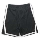 NIKE Mens Black & White Sports Casual Shorts L W34 Athletic Gymwear