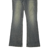 H&M Womens Blue Regular Flared Denim Medium W32 L32 Jeans Classic Cotton Blend