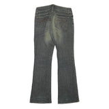 H&M Womens Blue Regular Flared Denim Medium W32 L32 Jeans Classic Cotton Blend