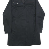 PATAGONIA Womens Black Outdoor Jacket M Polyester Zip Hooded Plain Water