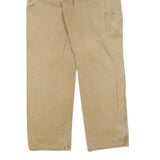 DICKIES Mens Jeans Beige Regular Straight Denim W34 L34 Workwear Cotton Blend