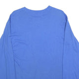 CAPTIVATING Mens Blue Kentucky Wildcats Long Sleeve Crew Neck T-Shirt M Cotton