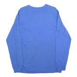 CAPTIVATING Mens Blue Kentucky Wildcats Long Sleeve Crew Neck T-Shirt M Cotton