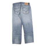 LEVI'S 501 Mens Jeans Blue Regular Straight Denim Light W32 L26 Classic Button