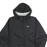 HELLY HANSEN Womens Black Outdoor Jacket M Polyester Plain Hooded Zip