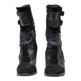 FORNARINA Ankle Boots Black Leather Womens UK 7