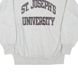 CHAMPION Mens Grey St Joseph's University Crew Neck XL Cotton Blend Sweatshirt
