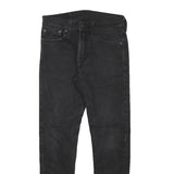 LEVI'S Mens Slim Black Denim Jeans Zip W28 L27 Classic Stylish Fit