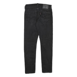 LEVI'S Mens Slim Black Denim Jeans Zip W28 L27 Classic Stylish Fit