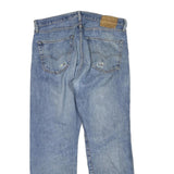 LEVI'S Mens Regular Fit Blue Denim Straight Jeans W36 L30 Classic Cotton Blend