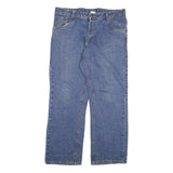RONLY Mens Regular Fit Blue Denim Jeans W38 L32 Classic Zip Closure Casual