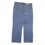 RONLY Mens Regular Fit Blue Denim Jeans W38 L32 Classic Zip Closure Casual