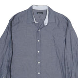 NAUTICA Mens Blue Shirt L Cotton Long Sleeve Casual Button Down Collar