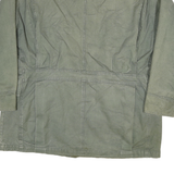 CHAPS RALPH LAUREN Mens Green Cotton Casual L Jacket Button Collar Classic