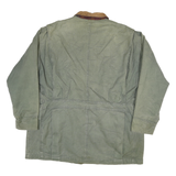 CHAPS RALPH LAUREN Mens Green Cotton Casual L Jacket Button Collar Classic