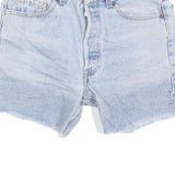 LEVI'S Womens Denim Blue Shorts M W29 Casual Cotton Blend 501 Label