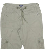 WESTBOUND Womens Shorts Beige Cargo Casual UK 14 W32 Cotton Drawstring Pockets